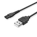 Superer USB Kabel Ladekabel Netzkabel passend für MANSCAPED 3.0 2.0 Elektrorasierer Intimrasierer Rasierer Haare Friseur Trimmer Stromkabel Cable