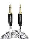CableCreation 3.5mm Aux Cable, 6-Feet Aux Cord, 3.5mm Male to Male Stereo Auxillary Audio Cable, Compatible for Headphones, Smartphones, 2018 Mac Mini, Home/Car Stereos & More, 1.8M, Black