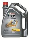 Castrol GTX ULTRACLEAN 5W-30 Auto engine Oil for Cars, 3 L