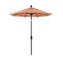 Joss & Main Brent 7.5' Market Sunbrella Umbrella Metal in Brown | Wayfair 3A52992DE7FA406F9230FC0AE340A077