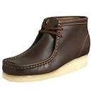 Clarks Originals Men's Wallabee Boot, Beeswax Leather, 10 M