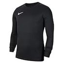 Nike Unisex Kinder Y Nk Df Park Vii Jsy Lang rmliges T Shirt, Schwarz-weiss, S EU