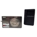 Fotocamera digitale Nikon Coolpix S510 argento grigio fotocamera funzionante 