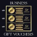 Business Gift Vouchers: 90 Premium Quality Colour Vouchers for Beauty Salons, Hairdressers, Pubs, Restaurants and Home Based Businesses | Perfect for Rewarding Loyal Customers