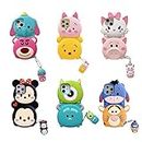 Soft Silicone Case with Charm for Apple Disney Disneyland 3D Cartoon Anime Cute Lovely Kids Girls (for iPhone 7 Plus / 8 Plus / 6 Plus / 6S Plus, Mickey and Minnie Mouse)