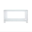 Clear Home Design 60" Console Table Plastic/Acrylic/Glass | 36 H x 60 W x 18 D in | Wayfair INDCONS-CRM