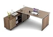 SPACEWOOD Chief Director Suite with 3 Drawers (6 x 6 ft) (Instalation Free Worth RS. 1000/-)