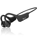 Guudsoud Bone Conduction Headphones,Wireless Bluetooth Open Ear Headphones with Mic,8 Hours Playtime Waterproof Earphones Sports Headset for Running,Cycling,Workout,Work