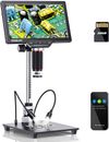 TOMLOV DM201 Pro HDMI Microscopio digitale 1200X 7" LCD Microscopio per saldatura monete