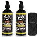 Waico® All in one Multipurpose Liquid Polish Versatile With Foam | 200 mL | Solution For Car Bike Scooty contaminants Home Appliances Enhance Shine Protect Finish
