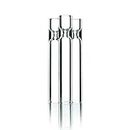 YYDS 3 inch Long Piece Glass Tubes 10 mm OD 1.5 Thick Wall Tubing Borosilicate Blowing