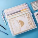 5PCS A4 File Folders School Office Supplies Pencil Storage Bags Document Bag