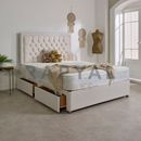 New Teddy Archer Divan bed set with luxury 10" mattress & 24" matching headboard