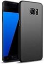 TIGERIFY Rubberised Black Color Soft Matte Back Cover Case for Samsung Galaxy S7 Edge