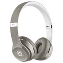 Beats by Dr. Dre Solo2 Luxe Edition On-Ear Foldable Stereo Headphones - Silver