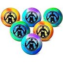 Sport Works Outdoor Street Hockey Balls, 6 Pack | Official Size & Weight | High Density, Minimal Bounce for Improved Gameplay | for Weather Above 32°F | Ideal for Roller Hockey or Street Hockey Games