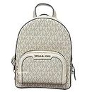 Michael Kors Jaycee XS Mini Convertible Backpack MK Signature Crossbody (Light Cream), Helles Cremeweiß, Modern