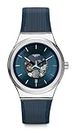 Swatch Blurang Automatic Casual Blue Watch (Model:YIS430)