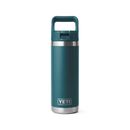 NEW YETI - OFFICIAL -  RAMBLER BOTTLE WITH STRAW CAP - 18OZ - AGAVE TEAL
