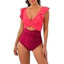 Kiosan Pink Swimsuits for Women Swiming Suite Women My Account One Piece Swimsuit Womens Swimsuit Curvy Women Super Discounts Outlet Under 10 Womens Swimsuits Tummy Control Plus Size