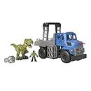 Imaginext Fisher-Price Jurassic World 3 Camión transportador de Dinosaurios de Juguete, Regalo para niños +4 años (Mattel GVV50)