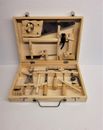 Juego de herramientas de carpintería para niños hágalo usted mismo caja de herramientas de carpintería junior niño juguete de madera/metal