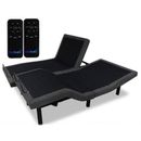 F4 Split King Adjustable Bed Frame Base w/ Wireless Remote, Steel | 15 H x 38 W x 80 D in | Wayfair SPKIADBE24938