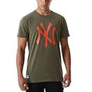 New Era Basic Shirt - MLB New York Yankees Olive