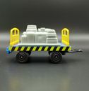 Majorette 2019 Baggage Trailer Blue/Yellow Airport Play Set Loose