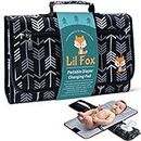 Lil Fox Matelas à langer portable pour sac à langer ou table à langer Idéal comme cadeau de fête prénatale