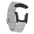 Watch Band, Sport Band Compatible for Suunto Watch Models, for Ambit 2 2S 2R, for Ambit 3 Sport 3 Run 3 Peak, Watch Bands for Men Women with Stainless Steel Mesh, Adjustable Size