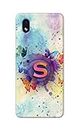 ELRACases� Name II Initial II Letter S with Butterflies Back Cover Case for Samsung Galaxy M01 Core/Samsung A01 Core, SM-M013F/DS, SM-A013F/DS Back Cover -(V6) RAJ1001