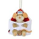 Roman Charming Tails Mouse in Envelope Ornament 3 Inch Multicolor