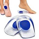 NAPPWE Silicone Shoe Heel Pad Shoe Support Pad Height Increase Insole Shoes Insoles Heel Pad for Heel Pain Heel Cups Shoes Sole Shoe Bite Protector for Men and Women (Insole)