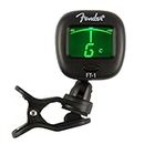 Fender FT-1 Professional Guitar Tuner Clip On, with 1-Year Warranty, Full-Range Chromatic Guitar Tuner with Dual-Rotating Hinges, A4 Calibration