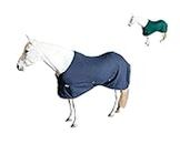 Derby Originals Classic Fleece Cooler All Season Horse Sheet & Blanket Liner | Stables & Outdoor Use (Navy, 72")