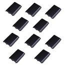 10 Pcs Battery Cover Case for Xbox 360 Wireless Controller,Replacement Battery Pack Cover Shell Case Kit for Xbox 360 (Black)
