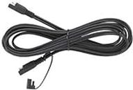 BatteryMINDer DC Extension Cable – Heavy-Duty 16 Gauge – Black Zip Cord - Automotive SAE Bullet Connectors – Ideal Products - 12 Feet