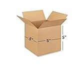 Box Brother 3 Ply Brown Corrugated Box Packing Box Size: Length 5 Inch Width 5 Inch Height 5 Inch 3Ply Corrugated Packing Box Pack Of 20