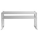 OUKIDR Double Overshelf, Stainless Steel Overshelf with Adjustable Lower Shelf, 2 Tier Commercial Double Overshelf for Prep & Work Table in Kitchen, Restaurant & Home,12" X 48"