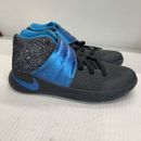 Nike Kyrie 2 Negro Húmedo, Azul Niños Zapatos Talla 6.5Y Baloncesto 826673-005