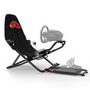 RACGTING Racing Simulator Cockpit for G920 G29 G923, Foldable Racing Simulator for Thrustmaster T248X T248 T300 T150 458 TX Xbox PS5 PS4 PC (Black)