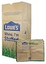 Lowe's 30 Gallon Heavy Duty Brown Paper Lawn and Refuse Bags for Home and Garden (10 Count)