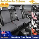 2024 Breathable Saddle Leather Car Seat Covers For Subaru Full Set/Front Cushion