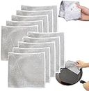 DVH Sales Multipurpose Wire Dishwashing Rags for Wet and Dry Stainless Steel Scrubber Non-Scratch Wire Dishcloth for Washing Dishes Sinks Counters Easy (Dishwash Cloth & Brush, 1)