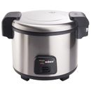 Winco RC-S301 30 Cup Electric Commercial Rice Cooker/Warmer, 120v, 240-oz. Capacity, Stainless Steel
