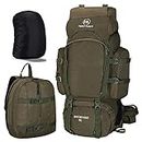 Hyper Adam 80L + 15L Detachable Travel Backpack for Outdoor Sport Camp Internal Frame Hiking Trekking Bag Camping Rucksack