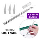 Premium Craft Model Precision Fine Point Blade Art Hobby Tool Cutter Knife AU