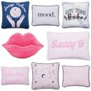 Sassy B Filled Cushions Funky Teens Girls Pink Cushion Bedroom Accessories