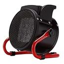 ALINI 2KW HOME/OFFICE/WORKSHOP ELECTRIC PTC FAN SPACE HEATER 3 SETTINGS & ADJUSTABLE THERMOSTAT (2Kw)